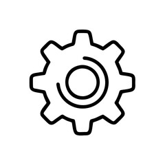 Vector business gear icon 
