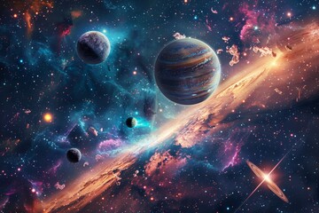 Beautiful Outer Space View