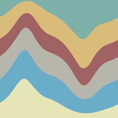 Abstract background from colored shaped lines