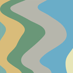 Abstract background from colored shaped lines