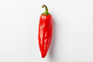 Red pepper isolated on white background. Generative ai