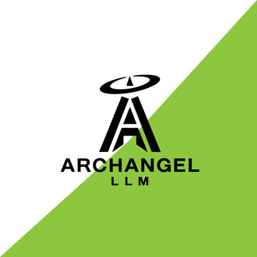 Archangel LLM AI Vector Illustrated Logo Template
