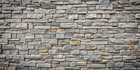 Obraz premium Gray stone wall as background, texture, backdrop, rough, ancient, architecture, building, solid, surface, neutral, stone, structure