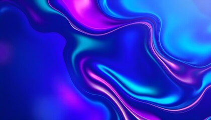 Obraz premium Fluid colors Abstract hologram gradient background suitable for computer wallpaper 