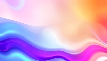 Fototapeta premium Fluid colors Abstract hologram gradient background suitable for computer wallpaper 
