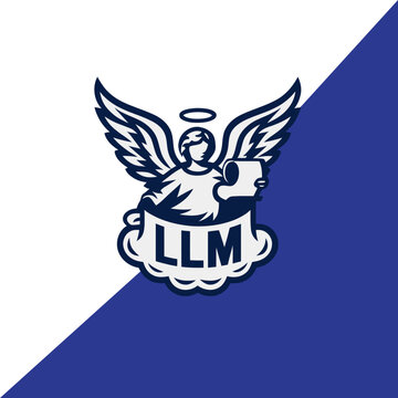 Archangel LLM AI Vector Illustrated Logo Template