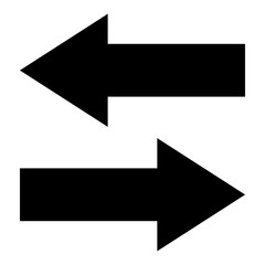 Arrows icon. Collection different arrows sign. Black vector arrows – vector. Arrows vector collection with elegant style and black color. Right and left arrow.