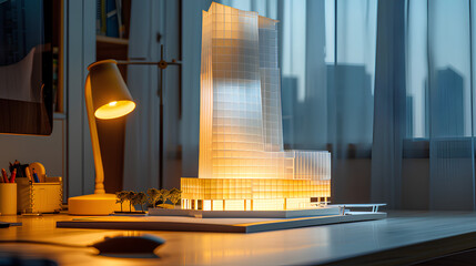 miniature luxurious and beautiful buildings