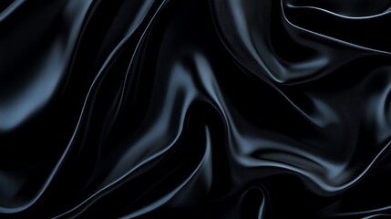 Obraz premium Abstract Black Liquid Swirling