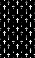 Christian religion symbol. seamless Cross pattern background. Easter Day. Crucifix. Jesus Christian goddess	 Cross symbols.