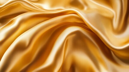 Obraz premium Golden satin fabric background