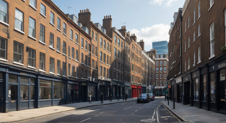 Fototapeta premium old town street