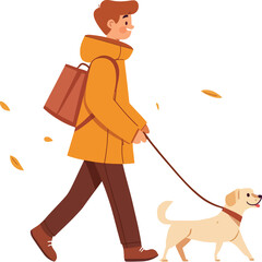 Dog training outdoor walking with puppy adorable pets quality time spend