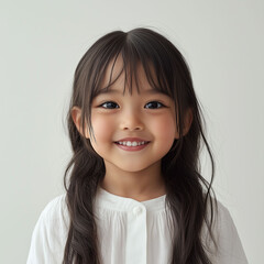 Fototapeta premium 笑顔の女の子