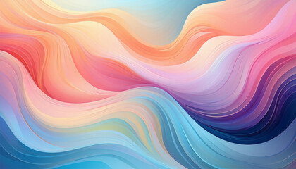 Obraz premium abstract colorful background with waves