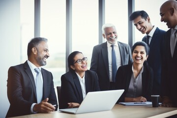 Fototapeta premium Computer meeting laptop adult.