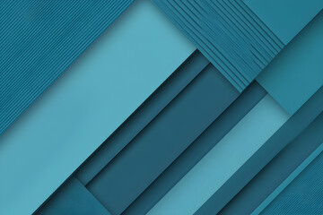 Fototapeta premium Abstract geometric background with blue tones and diagonal lines.