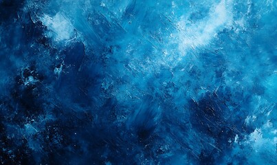 Fototapeta premium Abstract watercolor paint background dark blue color grunge texture for background.