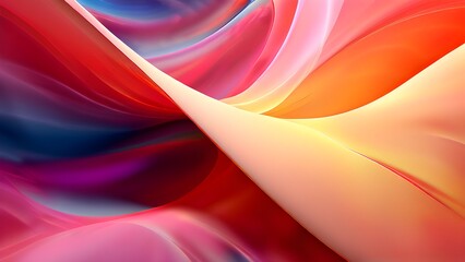 Fototapeta premium Abstract glowing colorful waves. Galaxy, futuristic world. Designed for banners, wallpaper, template, background, postcard