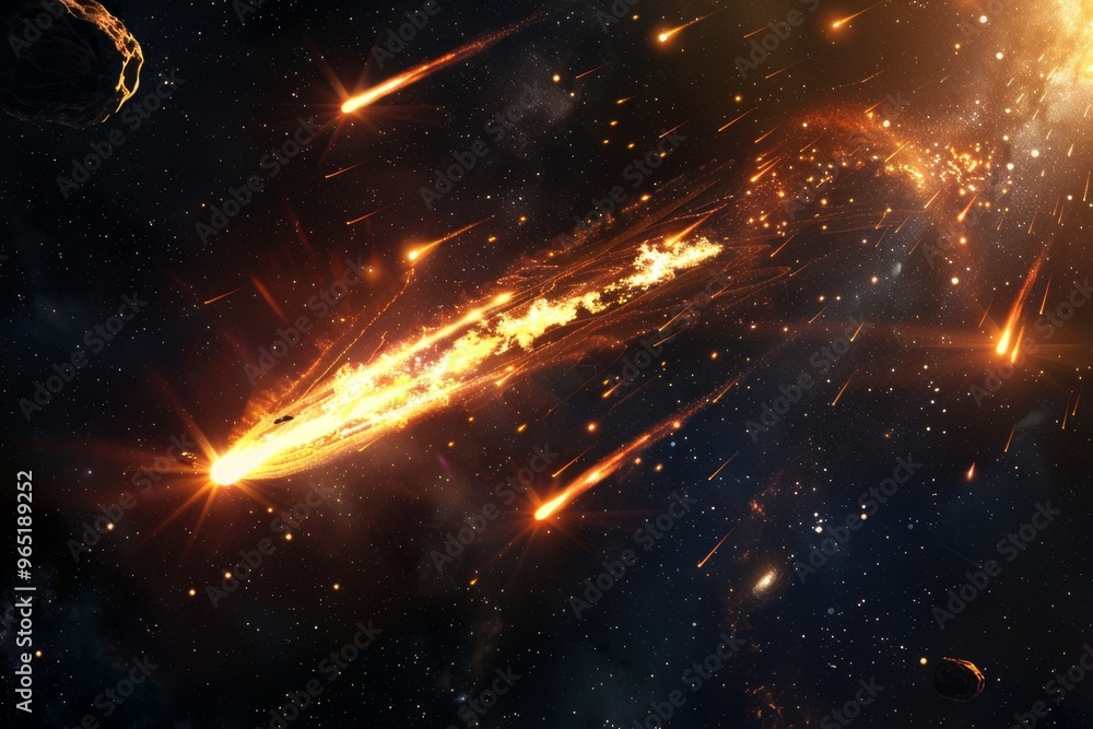 Wall mural beautiful outer space view
