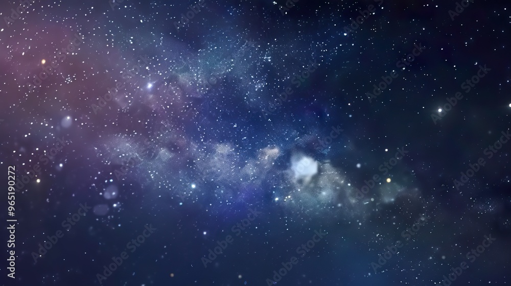 Wall mural Milky_way_Outer_space_night_sky_Space_background