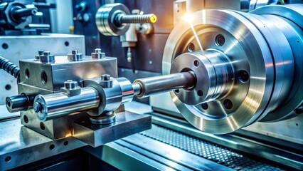 Skilled metalworking equipment with a precision-adjusted spindle and interchangeable cutting tools to manufacture