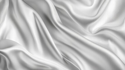 Fototapeta premium White satin fabric background