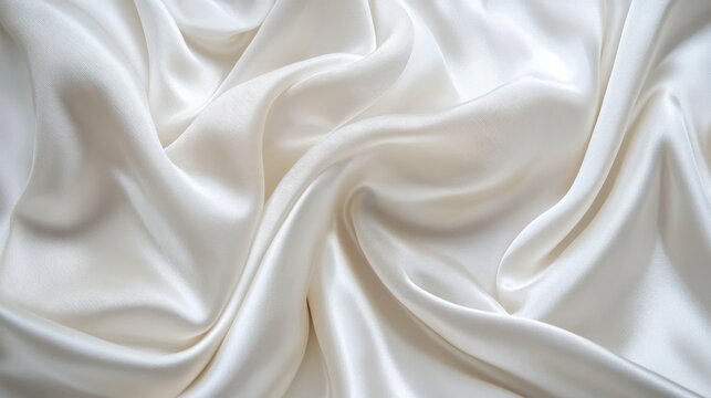 White satin fabric background