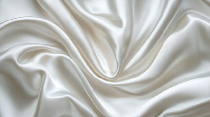 Obraz premium White satin fabric background