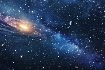 Obraz premium Beautiful Outer Space View