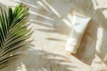 Skincare backgrounds plant cosmetics.