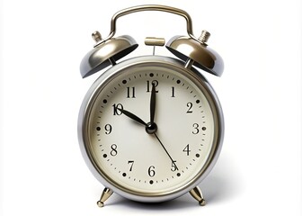 The hour hand points to the 7, while the minute hand rests just above the 9, indicating 45 past the hour.