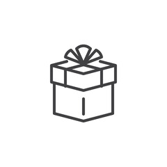 Gift Box line icon