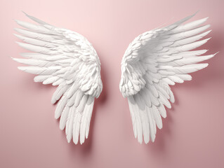 Obraz premium White angel wings