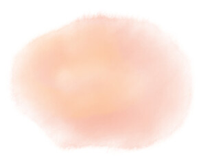 赤色の水彩風にじみイラスト