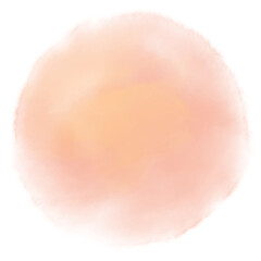 赤色の水彩風にじみイラスト