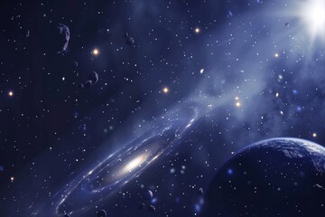 Fototapeta premium Beautiful Outer Space View