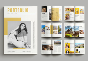 Portfolio Magazine Template