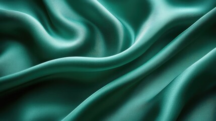 Obraz premium Abstract green fabric texture. It's ideal for backgrounds, websites, and graphic design projects.