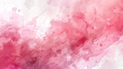 Fototapeta premium Abstract pink watercolor background. Digital art painting. 3d rendering