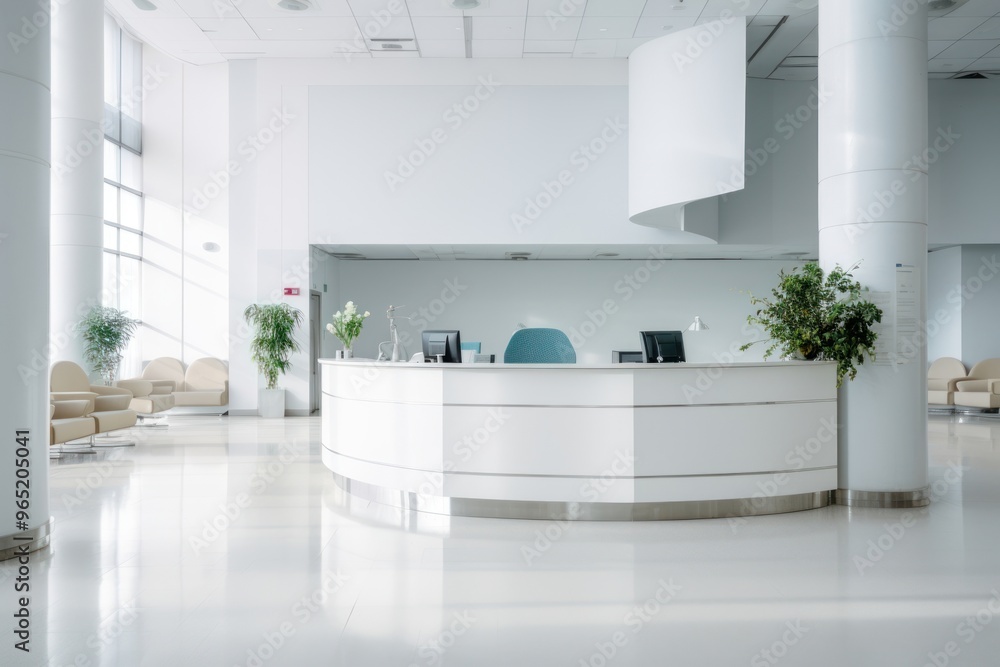 Canvas Prints Architecture furniture reception hospital.