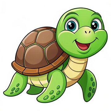 recommend clip art: Turtle coloring page Turtle cartoon vector design Turtle outline line art design 4k