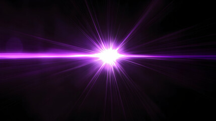 Abstract purple light rays emanating from a central point.