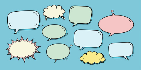 colorful bubbles, vector illustration