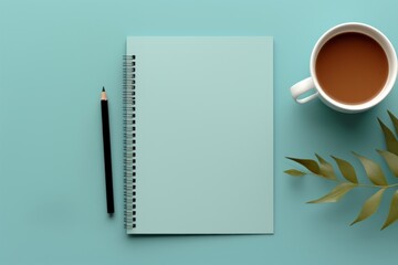 Finance diary text cup.