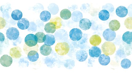 Abstract Watercolor Circles Background   Blue  Green  Yellow