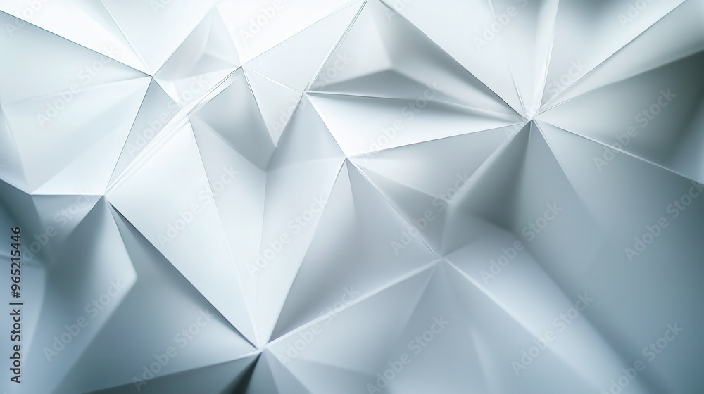 Aufkleber a white background with a lot of triangles. the triangles are all different sizes and angles. the im