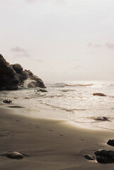 beach at sunset