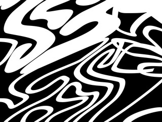 Modern monochrome seamless camouflage pattern. Scribble pattern. Vector background illustration for web, fashion, surface design, etc.