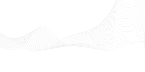 Abstract white paper wave background and abstract gradient and white wave curve lines.Modern template abstract design flowing particles.
